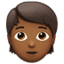 🧑🏾 person: medium-dark skin tone display on Apple